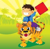 Boy on Tiger