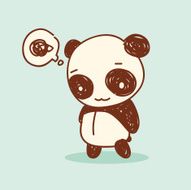 frustrated panda