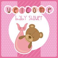 Baby shower design N134