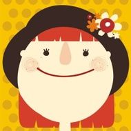 girl with hat