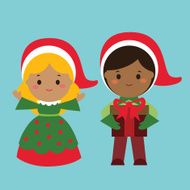 Cute holiday characters