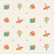Seamless toy pattern