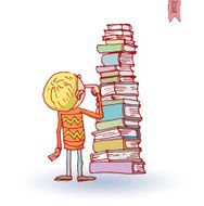 Kid book vector illustration N4