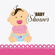 Baby shower design N144