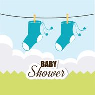 Baby shower design N145