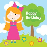 Cute Birthday Girl N2
