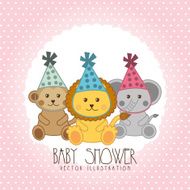 babby shower design N17