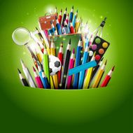 Colorful school background N4