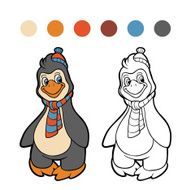 Coloring book (penguin) N3