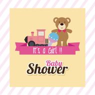 Baby shower design N181