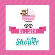 Baby shower design N188