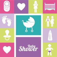 Baby shower design N194