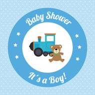 Baby shower design N204