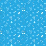 Baby seamless pattern N7