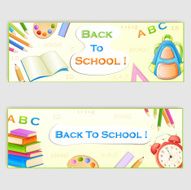 Back to school banners N7