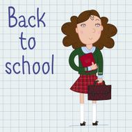 Schoolgirl in socks