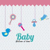 Baby shower design N219