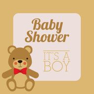 Baby shower design N245