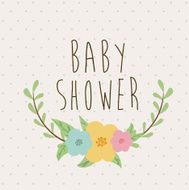 Baby shower design N246