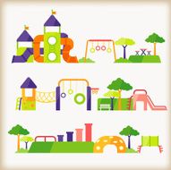 set of playground