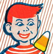 Boy with Candycorn