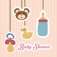 Baby shower design N266