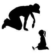 Vector silhouette of the woman N3