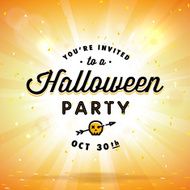Halloween party invitation N3