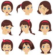 girls faces
