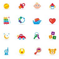 Icon Set babies color
