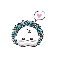 kawaii cute hedgehog