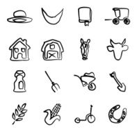 Amish Icons Freehand