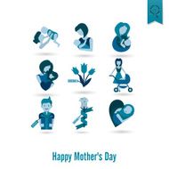 Happy Mothers Day Icons N457