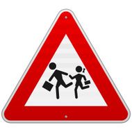 Pedestrian Danger Sign N2