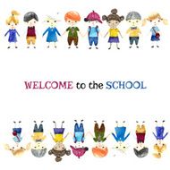 school children illustration N4