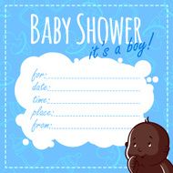 Baby Shower Card It&#039;s a boy! N3