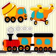 icon set transport