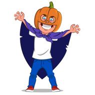 boy in pumpkin costume ÐÐ°Ð»ÑÑÐ¸Ðº Ð² ÐºÐ¾ÑÑÑÐ¼Ðµ ÑÑÐºÐ²Ñ