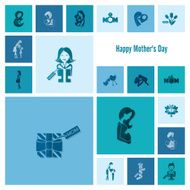 Happy Mothers Day Icons N461