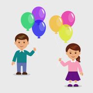 Little boy and girl N6