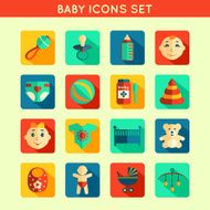 Baby Child Icons Set N2