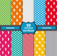 Baby infants icons Buggy and dummy symbols N28