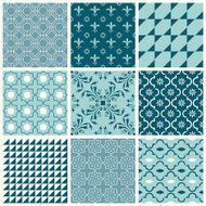 Seamless backgrounds Collection - Vintage Tile N5
