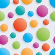Colorful circles seamless walpaper