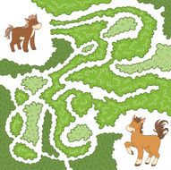 Maze game (horse family)