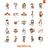 Happy Mothers Day Icons N465