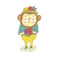 Cartoon Monkey N36