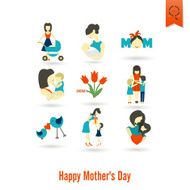 Happy Mothers Day Icons N468