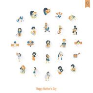 Happy Mothers Day Icons N469