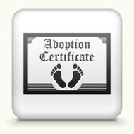 Square Button with Adoption Papers